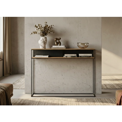 KONSOLA Z DREWNA LITEGO DĄB OLCHA JESION SKD-352